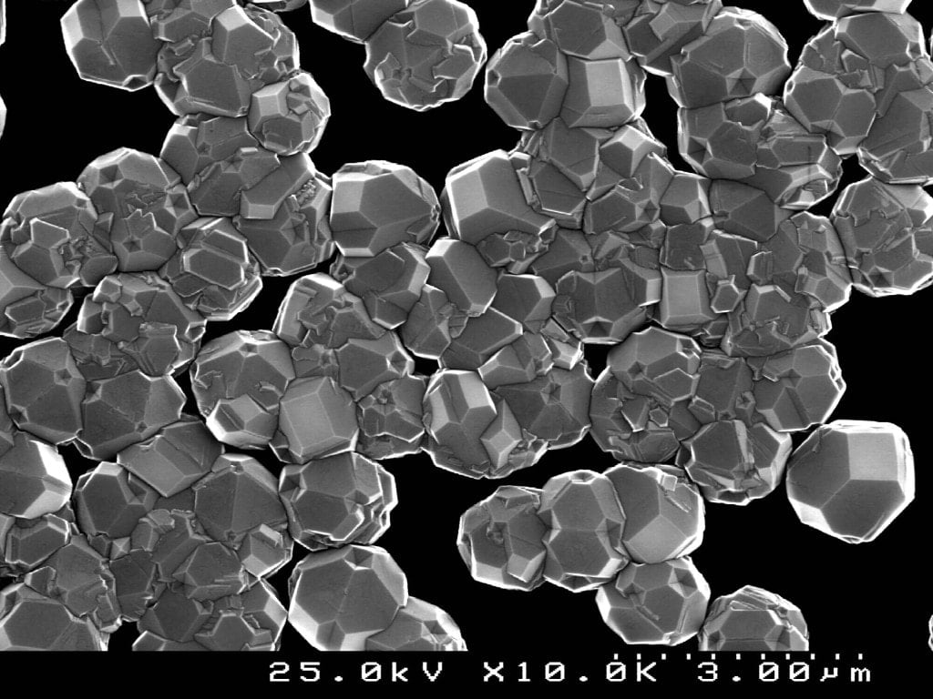 nanodiamonds under a high powered microscope