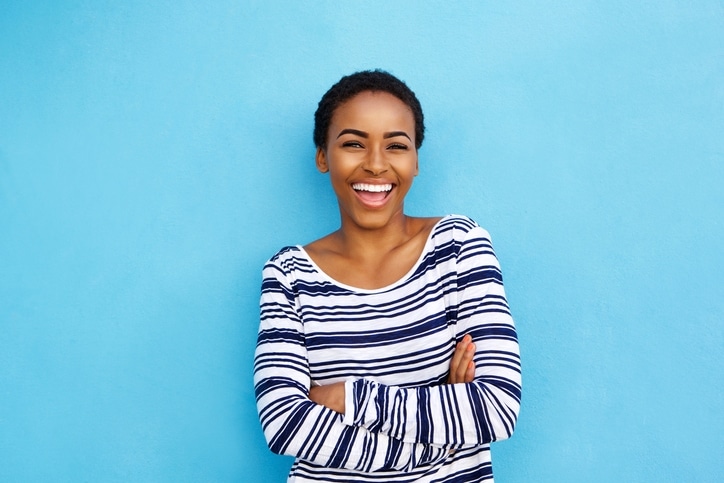 smiling woman